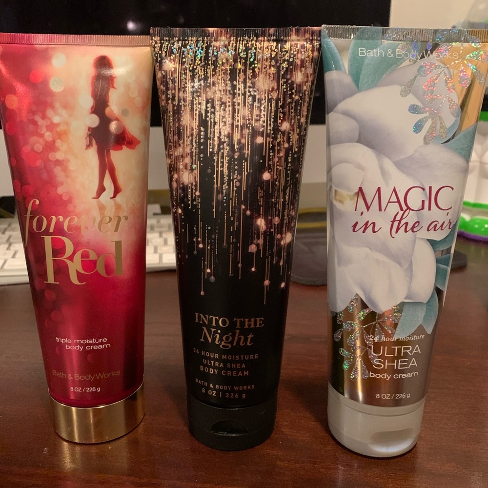 Bath & Body Works Body Cream Lotion (Set of 3)